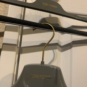 Tom Ford Gray and Gold Hanger - Top & Bottom